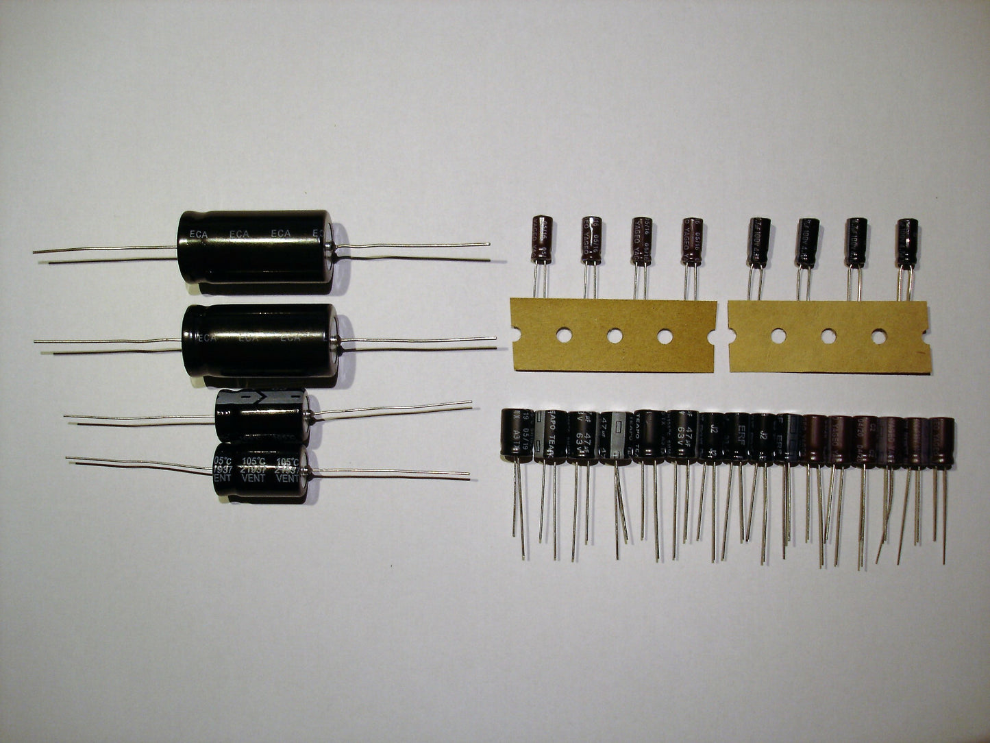 NSM 76M 2x (Stereo) Jukebox Elektrolyt-Kondensator-Set komplett recap repair