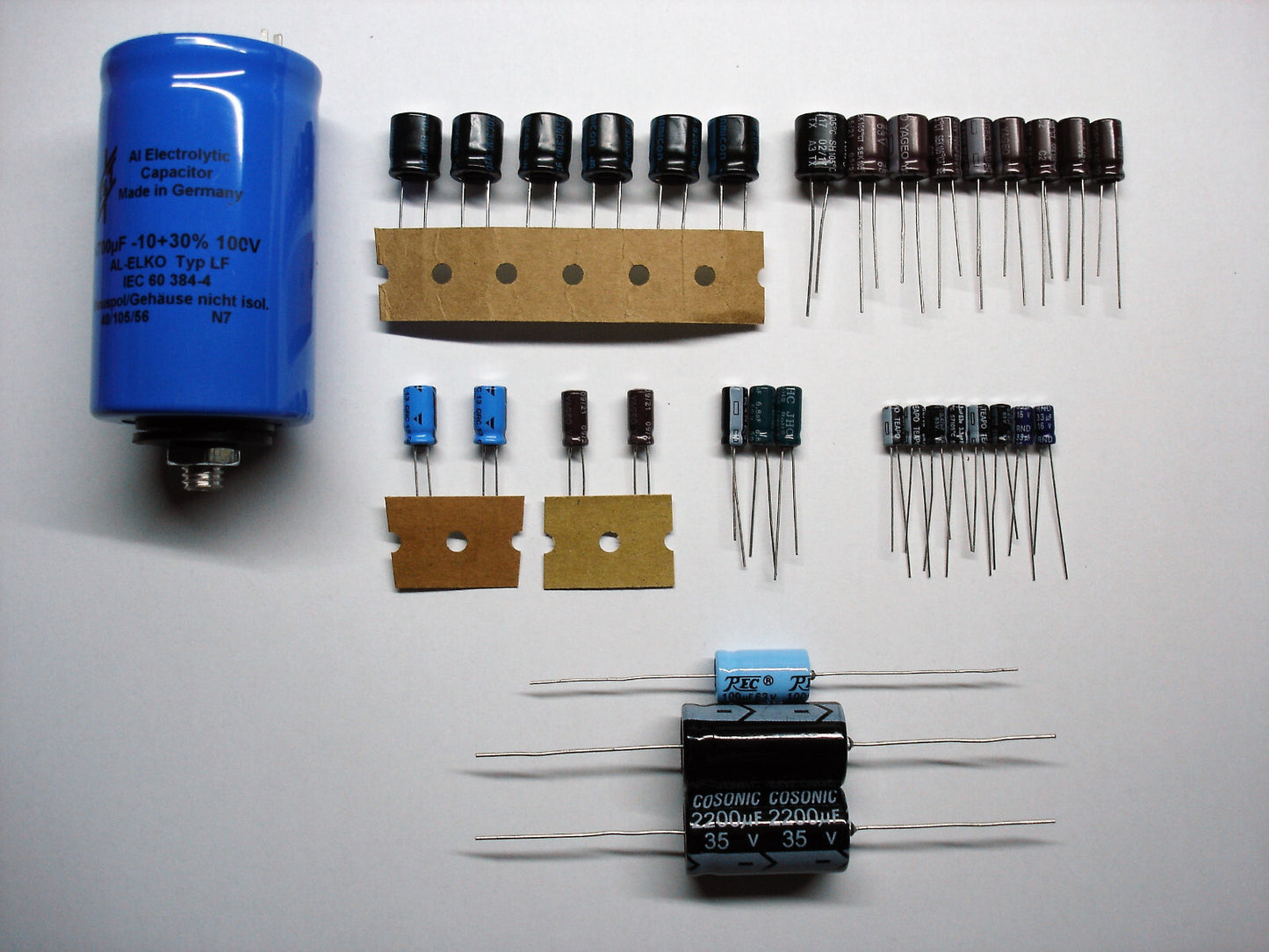 DUAL CV80 Elektrolyt-Kondensator-Set komplett recap repair
