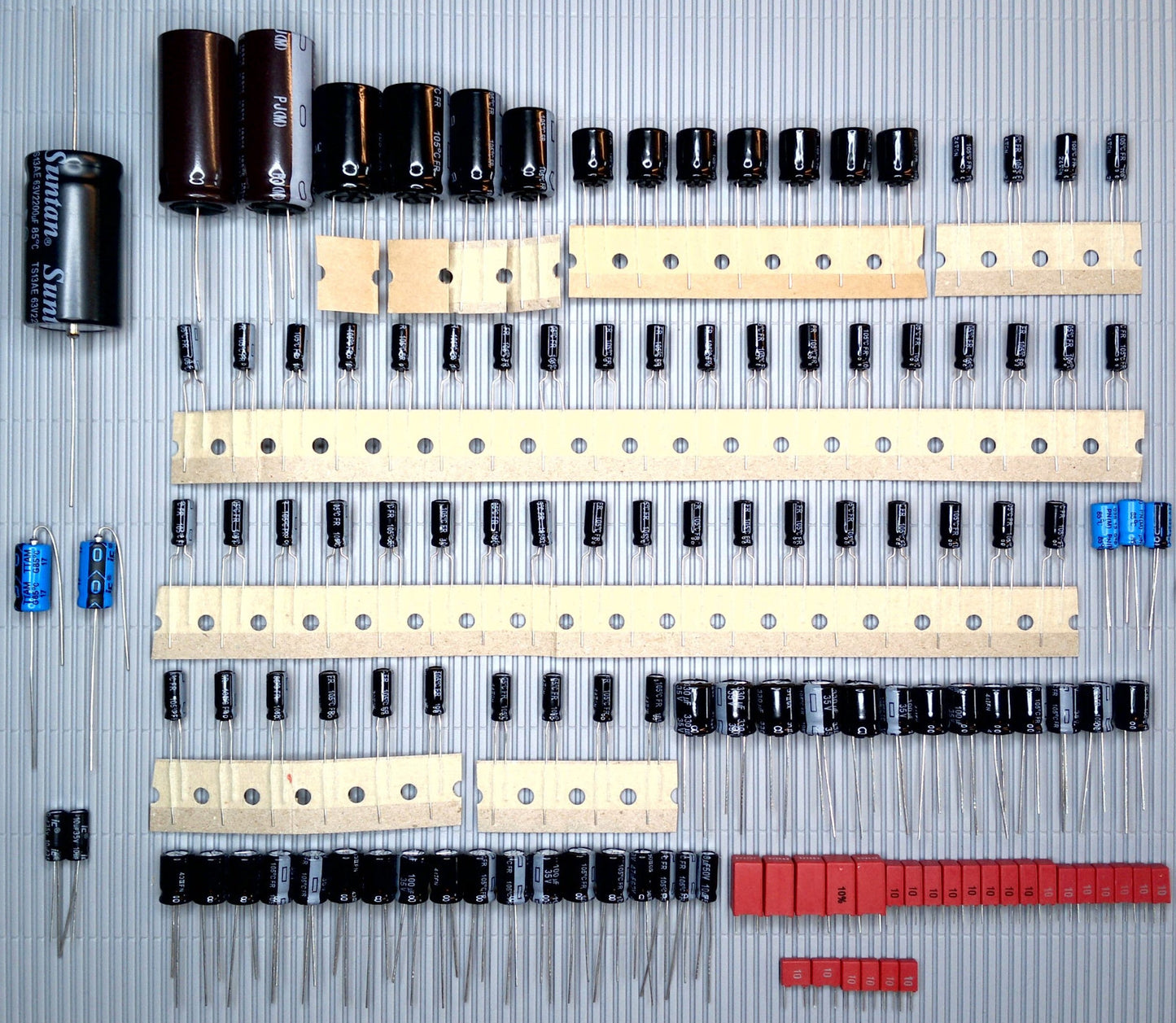 PIONEER RT-909 all version Elektrolyt-Kondensator-Set Panasonic FR recap repair
