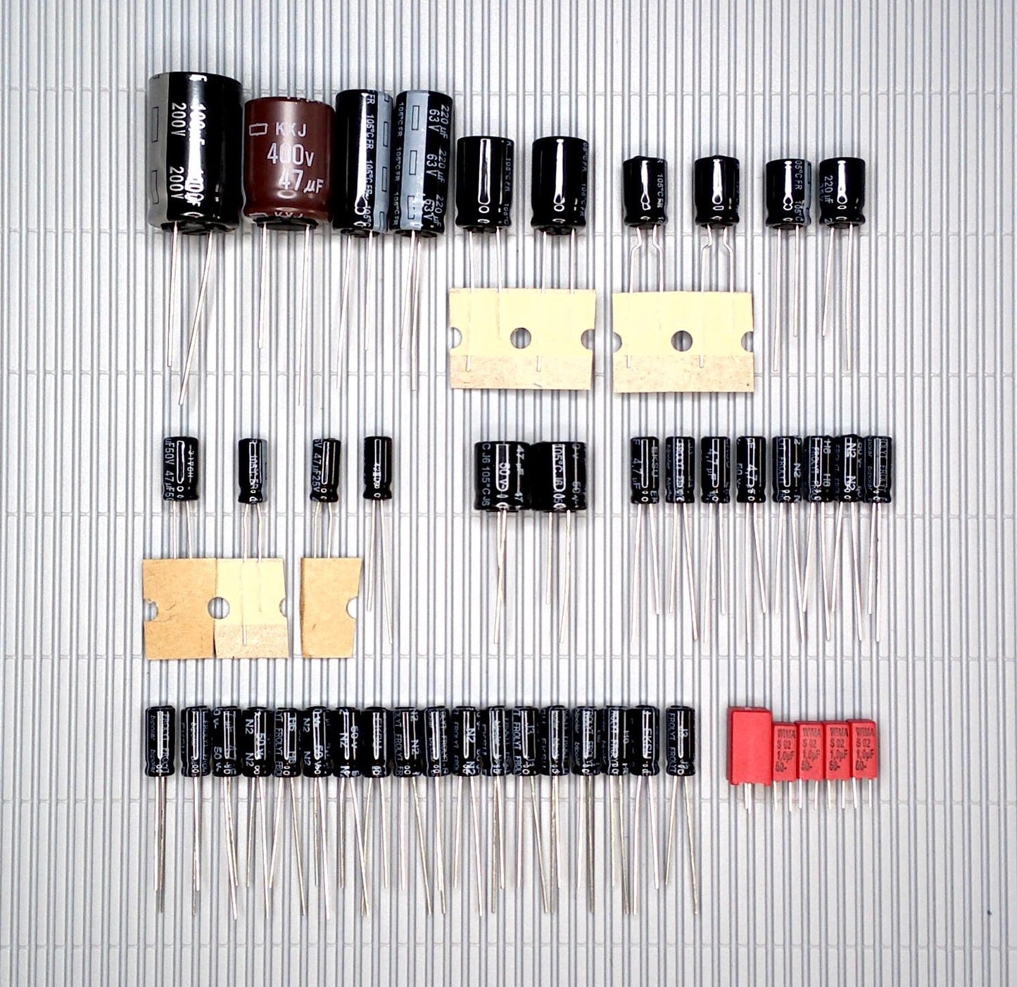 YAMAHA TX802 Elektrolyt-Kondensator-Set komplett PANASONIC-FR recap repair