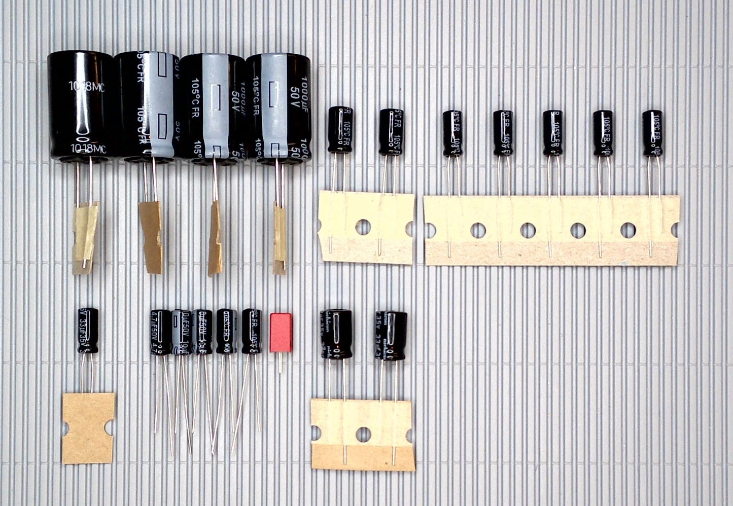JVC QL-Y5F complete electrolytic capacitor set in two qualities! Electrolytic capacitor set for repair, recapping, and upgrade