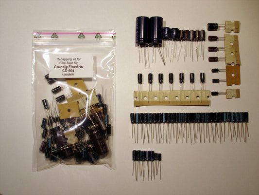 GRUNDIG FineArts CD 904 Elekrolyt-Kondensator-Set komplett recap repair