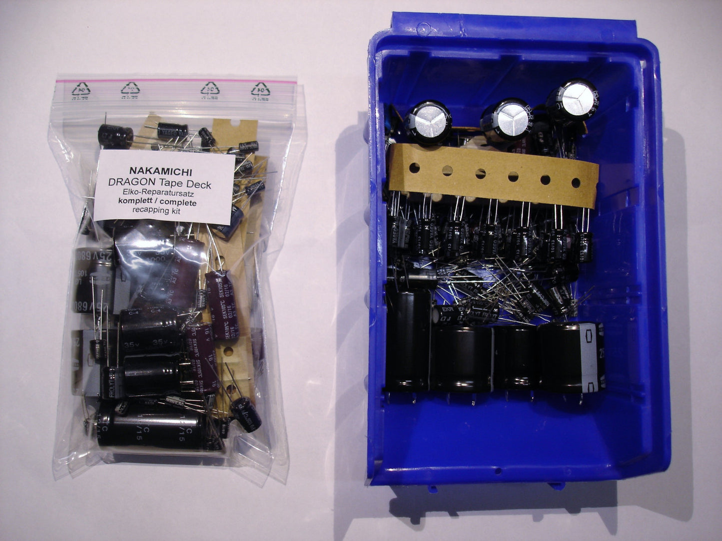 NAKAMICHI Dragon Elektrolyt-Kondensator-Set komplett recap repair
