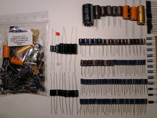 EUMIG FL-1000 uP µP Elektrolyt-Kondensator-Set komplett recap repair