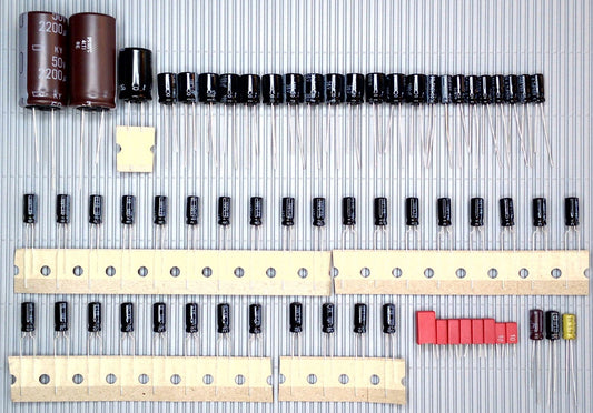 NAKAMICHI 480 Elektrolyt-Kondensator-Set PANASONIC WIMA komplett recap repair