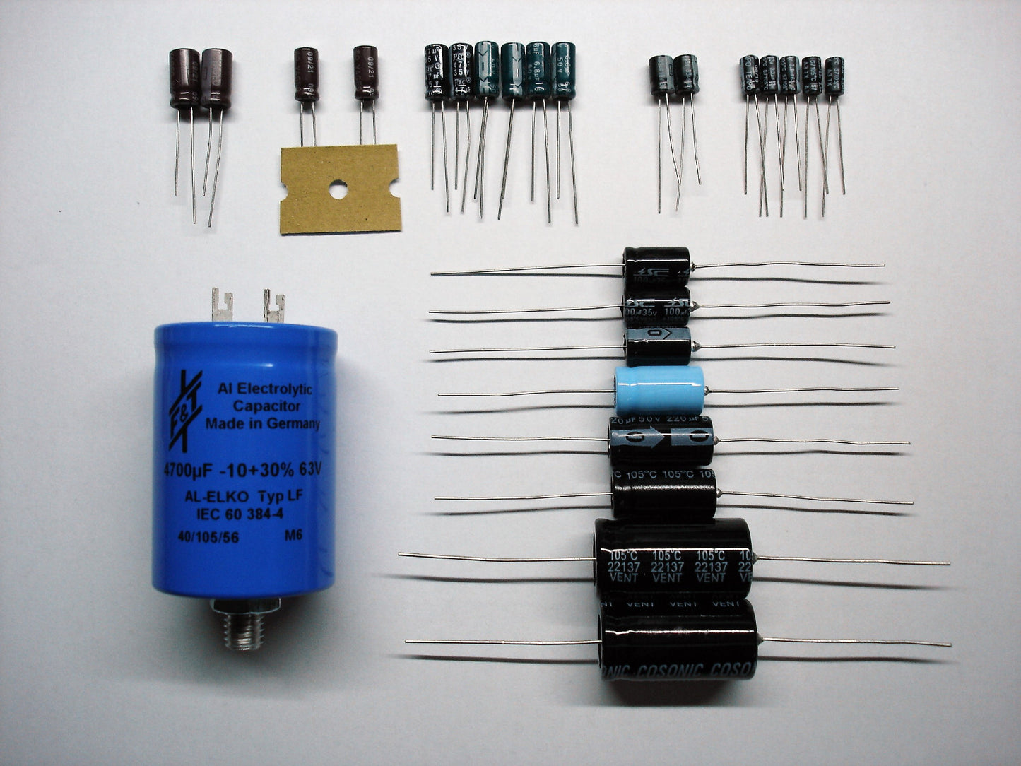 DUAL CV40 Elko-Satz komplett Kondensator recap caps recapping complete kit CV 40