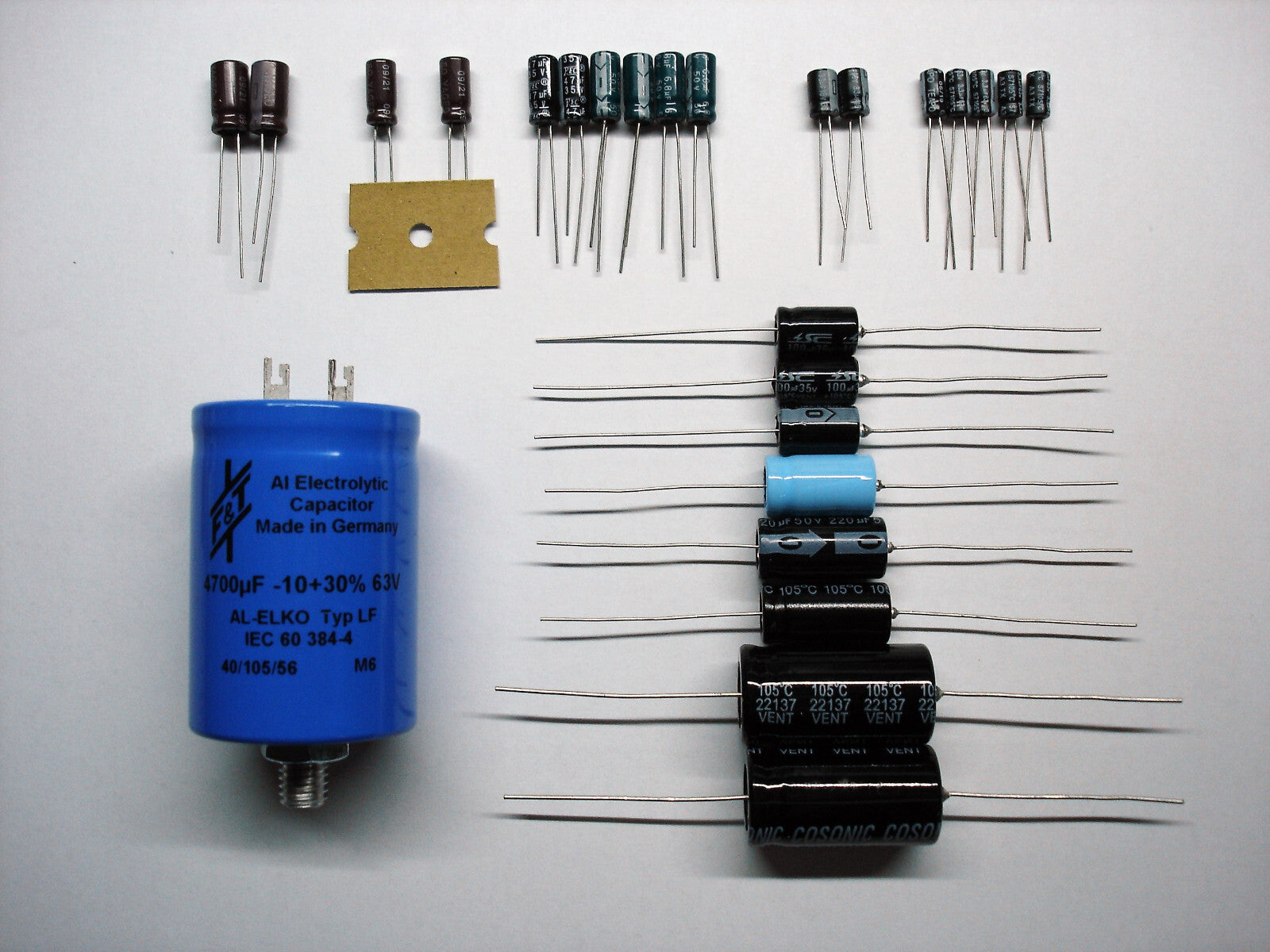 DUAL CV40 Elko-Satz komplett Kondensator recap caps recapping complete kit CV 40