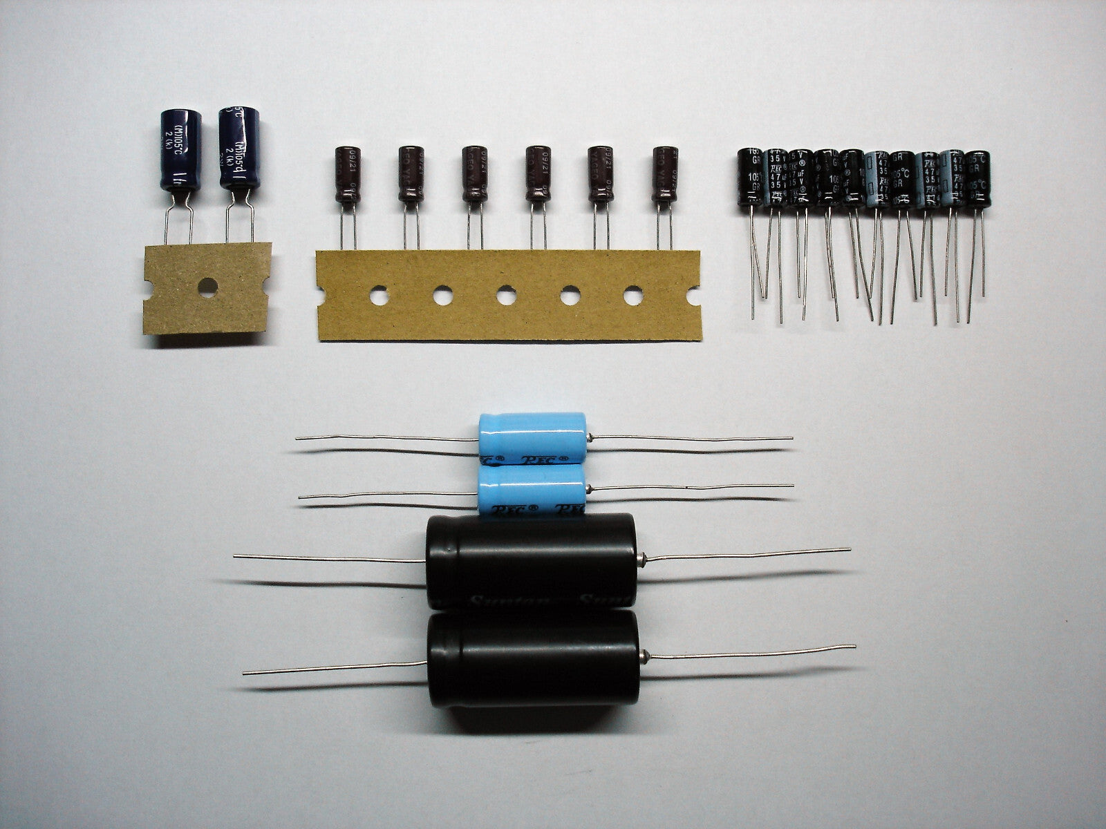 DUAL CV 60 Elektrolyt-Kondensator-Set komplett recap repair