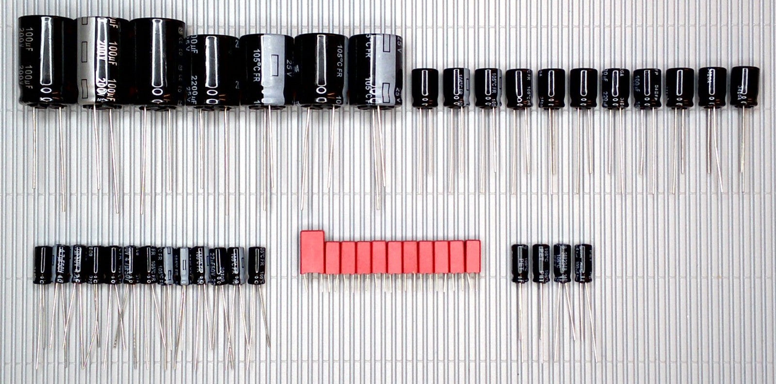 YAMAHA DX-7 I+II Elektrolyt-Kondensator-Set komplett Panasonic WIMA recap repair