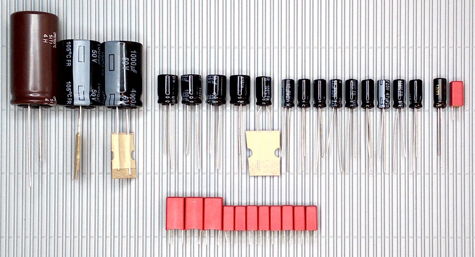 YAMAHA DX-7 I+II Elektrolyt-Kondensator-Set komplett Panasonic WIMA recap repair