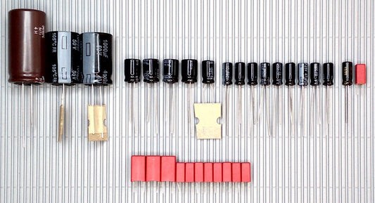 YAMAHA DX-7 I+II Elektrolyt-Kondensator-Set komplett Panasonic WIMA recap repair