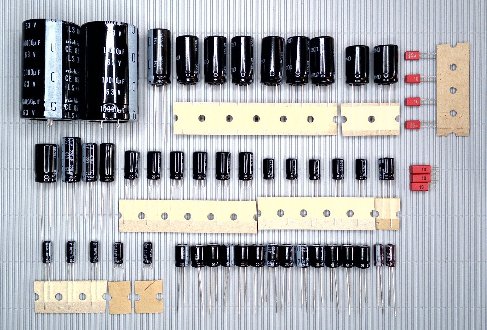 SANSUI AU-X317(R),X417(R) Kondensator Satz komplett PanasonicWIMA repair upgrade