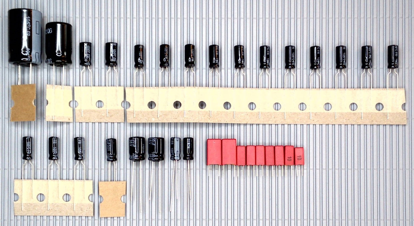 DENON DP 57,67,62,72L Elektrolyt-Kondensator-Set Panasonic-WIMA recap repair