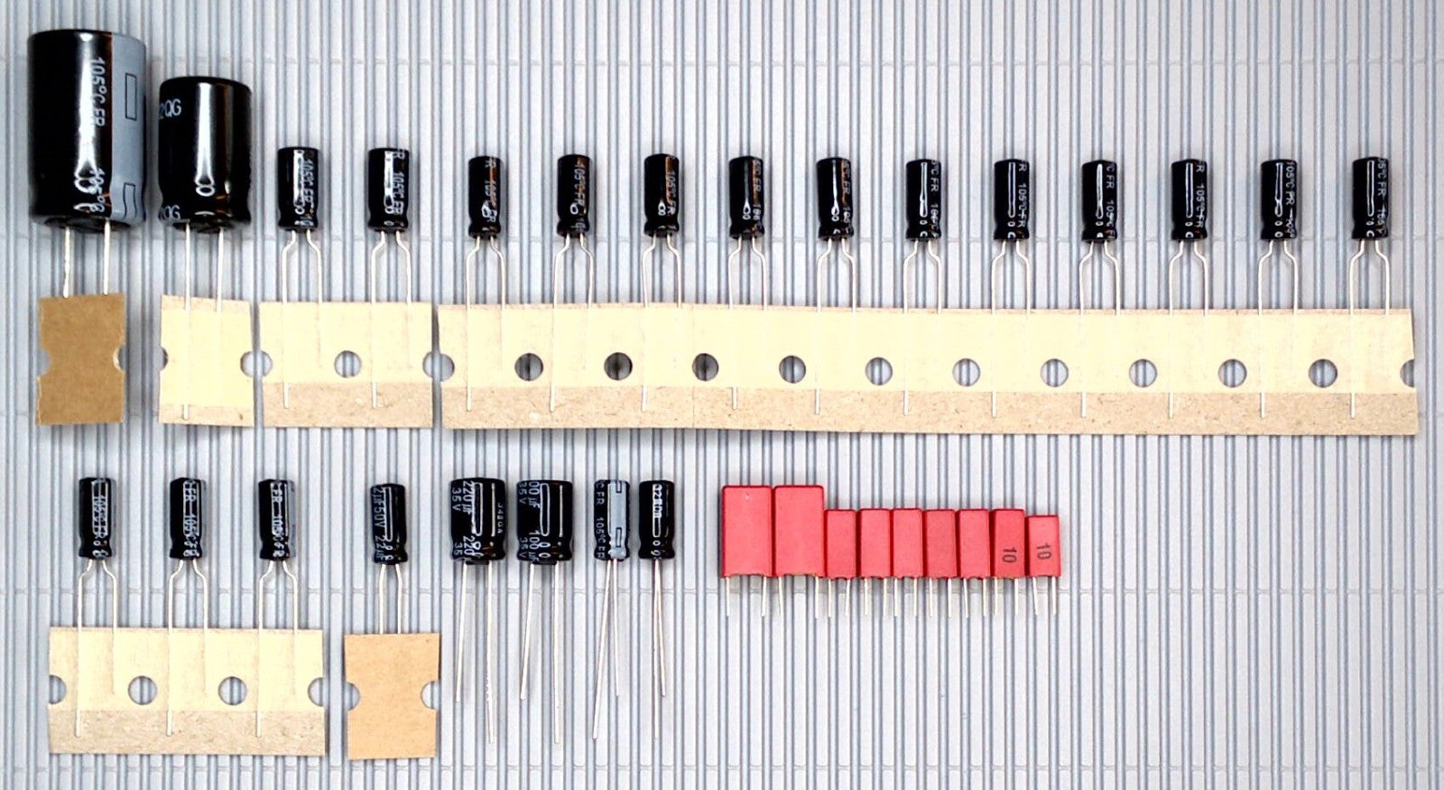 DENON DP 57,67,62,72L Elektrolyt-Kondensator-Set Panasonic-WIMA recap repair
