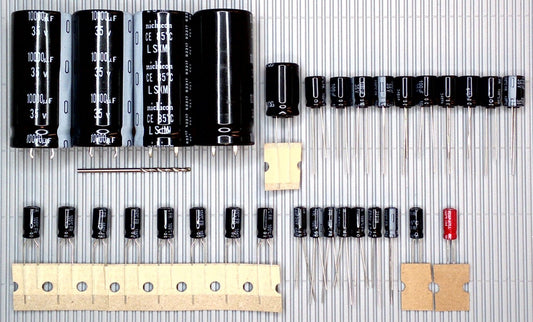 GRUNDIG MONOLITH Elektrolyt-Kondensator-Set komplett Panasonic recap repair