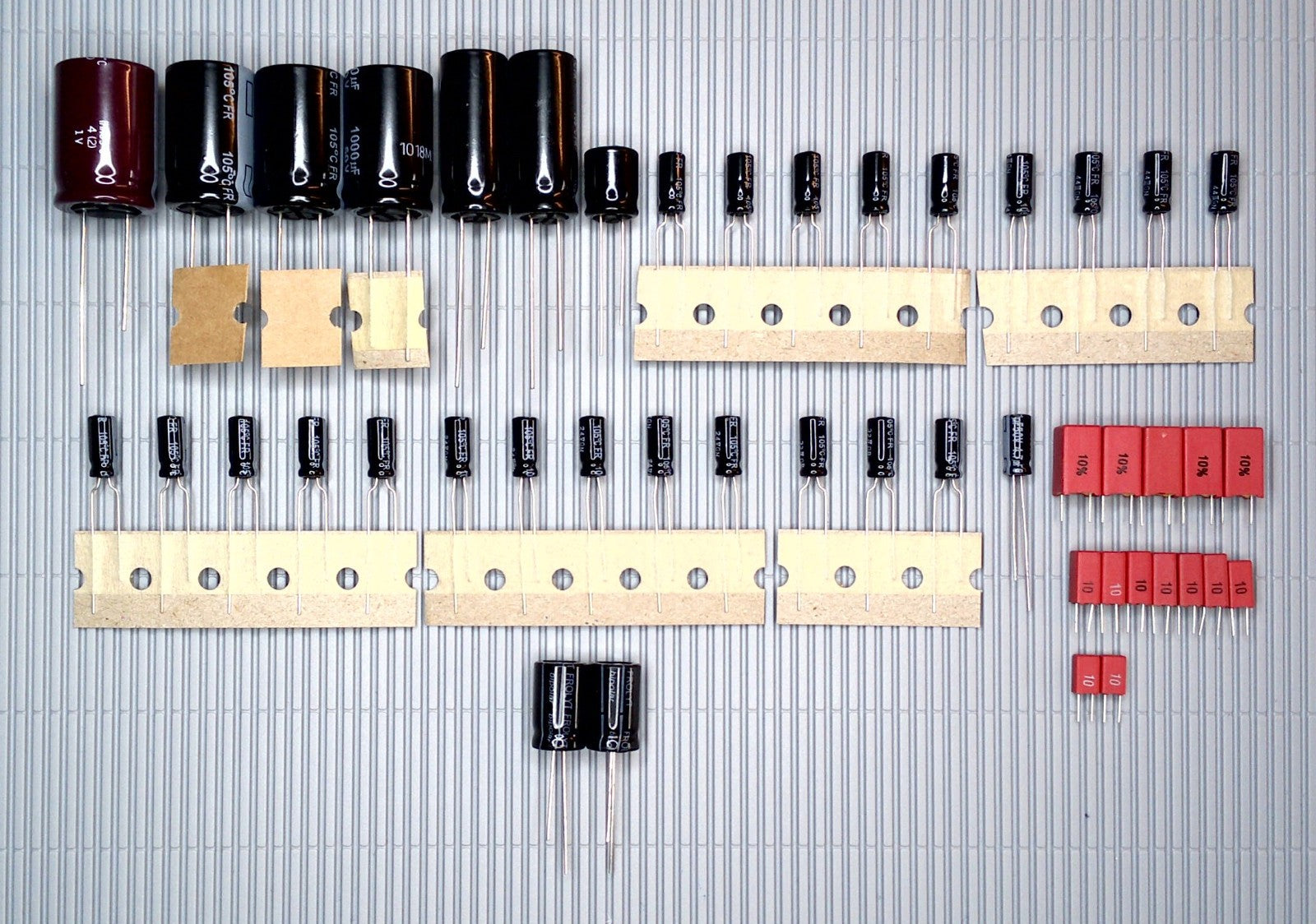 TECHNICS SL-P1 Elektrolyt-Kondensator-Set komplett PANASONIC recap repair
