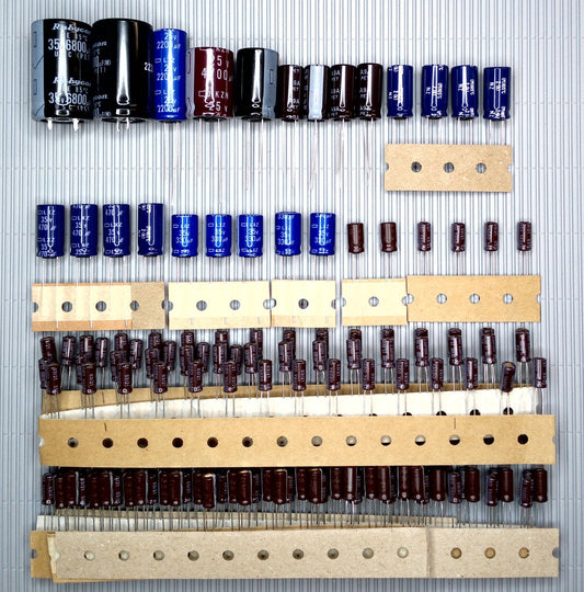 NAKAMICHI ZX 7 Elektrolyt-Kondensator-Set komplett QUALITÄT WÄHLBAR recap repair