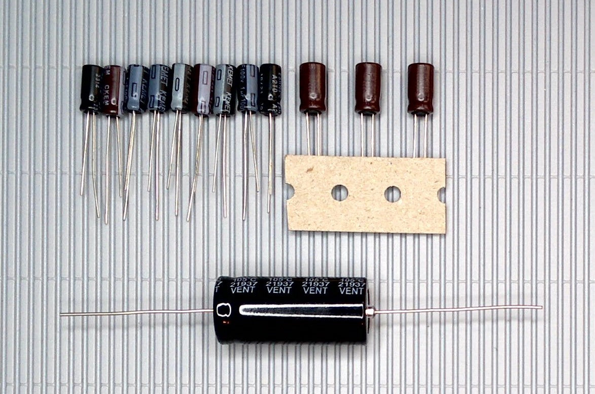 DUAL EDS 900 for CS 704 turntable electrolytic capacitor set complete electrolytics for recap and repair