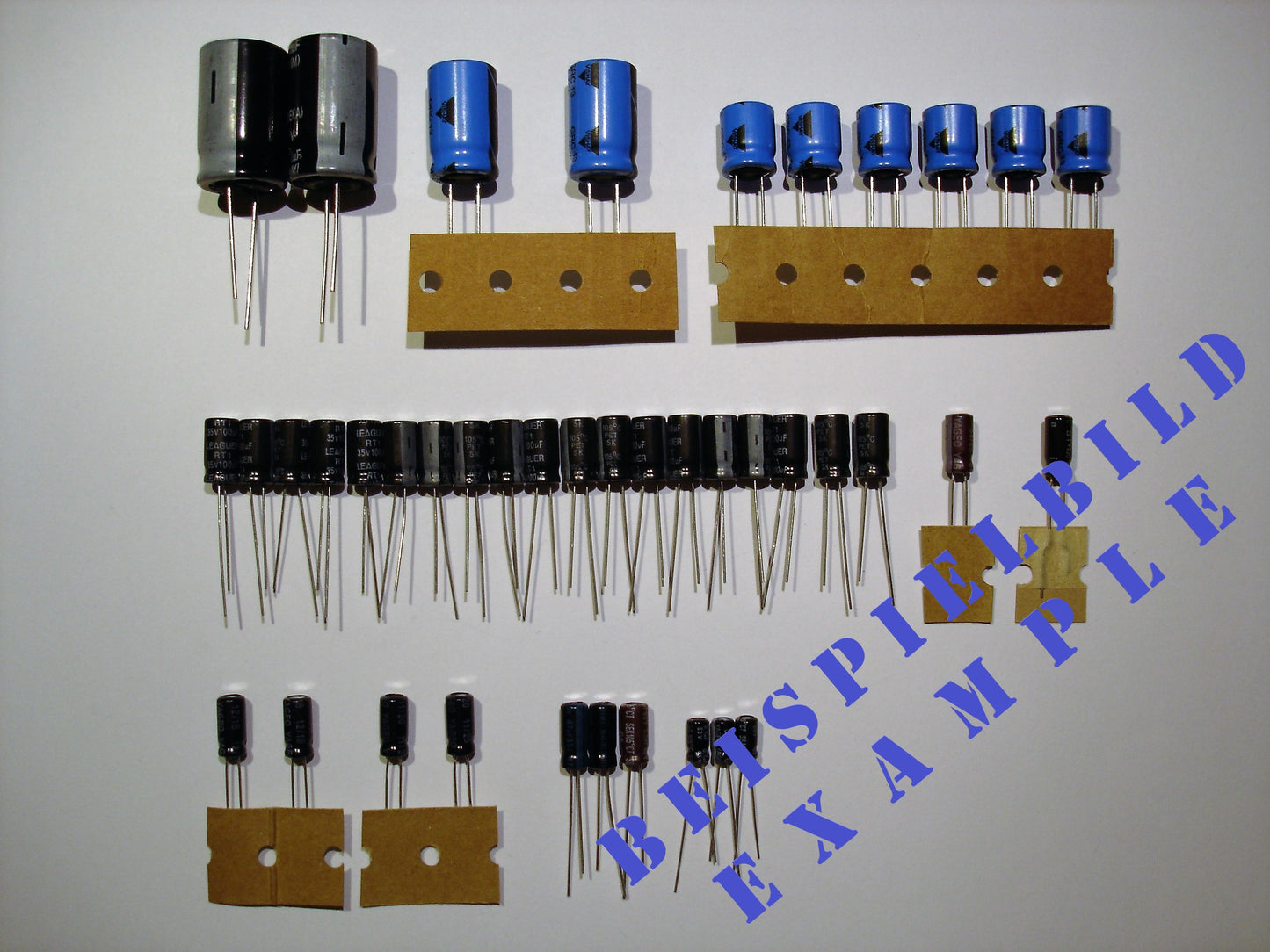 DUAL EDS 1000-2 for CS 721 turntable electrolytic capacitor set complete for recapping and repair